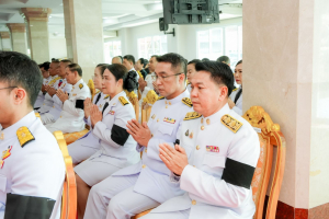 มรภ.เทพสตรี ร่วมพิธีทำบุญตักบาตรและพิธีบำเพ็ญกุศล อุทิศถวายเป็นพระกุศลแด่ สมเด็จพระเจ้าลูกเธอ เจ้าฟ้าพัชรกิติยาภาฯ ในวาระครบ 15 วัน (ปัณรสมวาร)