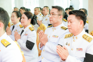 มรภ.เทพสตรี ร่วมพิธีทำบุญตักบาตรและพิธีบำเพ็ญกุศล อุทิศถวายเป็นพระกุศลแด่ สมเด็จพระเจ้าลูกเธอ เจ้าฟ้าพัชรกิติยาภาฯ ในวาระครบ 15 วัน (ปัณรสมวาร)