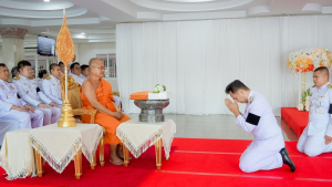 มรภ.เทพสตรี ร่วมพิธีทำบุญตักบาตรและพิธีบำเพ็ญกุศล อุทิศถวายเป็นพระกุศลแด่ สมเด็จพระเจ้าลูกเธอ เจ้าฟ้าพัชรกิติยาภาฯ ในวาระครบ 15 วัน (ปัณรสมวาร)