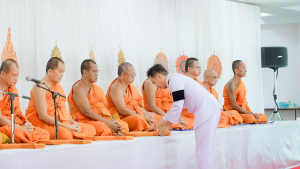 มรภ.เทพสตรี ร่วมพิธีทำบุญตักบาตรและพิธีบำเพ็ญกุศล อุทิศถวายเป็นพระกุศลแด่ สมเด็จพระเจ้าลูกเธอ เจ้าฟ้าพัชรกิติยาภาฯ ในวาระครบ 15 วัน (ปัณรสมวาร)