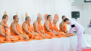 มรภ.เทพสตรี ร่วมพิธีทำบุญตักบาตรและพิธีบำเพ็ญกุศล อุทิศถวายเป็นพระกุศลแด่ สมเด็จพระเจ้าลูกเธอ เจ้าฟ้าพัชรกิติยาภาฯ ในวาระครบ 15 วัน (ปัณรสมวาร)