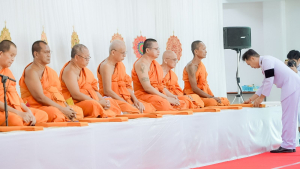 มรภ.เทพสตรี ร่วมพิธีทำบุญตักบาตรและพิธีบำเพ็ญกุศล อุทิศถวายเป็นพระกุศลแด่ สมเด็จพระเจ้าลูกเธอ เจ้าฟ้าพัชรกิติยาภาฯ ในวาระครบ 15 วัน (ปัณรสมวาร)
