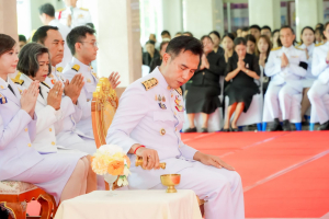 มรภ.เทพสตรี ร่วมพิธีทำบุญตักบาตรและพิธีบำเพ็ญกุศล อุทิศถวายเป็นพระกุศลแด่ สมเด็จพระเจ้าลูกเธอ เจ้าฟ้าพัชรกิติยาภาฯ ในวาระครบ 15 วัน (ปัณรสมวาร)