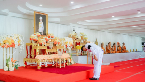มรภ.เทพสตรี ร่วมพิธีทำบุญตักบาตรและพิธีบำเพ็ญกุศล อุทิศถวายเป็นพระกุศลแด่ สมเด็จพระเจ้าลูกเธอ เจ้าฟ้าพัชรกิติยาภาฯ ในวาระครบ 15 วัน (ปัณรสมวาร)