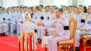 มรภ.เทพสตรี ร่วมพิธีทำบุญตักบาตรและพิธีบำเพ็ญกุศล อุทิศถวายเป็นพระกุศลแด่ สมเด็จพระเจ้าลูกเธอ เจ้าฟ้าพัชรกิติยาภาฯ ในวาระครบ 15 วัน (ปัณรสมวาร)