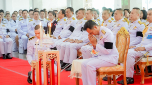 มรภ.เทพสตรี ร่วมพิธีทำบุญตักบาตรและพิธีบำเพ็ญกุศล อุทิศถวายเป็นพระกุศลแด่ สมเด็จพระเจ้าลูกเธอ เจ้าฟ้าพัชรกิติยาภาฯ ในวาระครบ 15 วัน (ปัณรสมวาร)