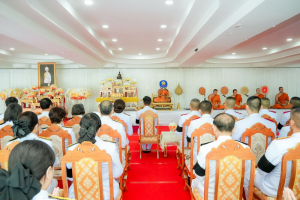 มรภ.เทพสตรี ร่วมพิธีทำบุญตักบาตรและพิธีบำเพ็ญกุศล อุทิศถวายเป็นพระกุศลแด่ สมเด็จพระเจ้าลูกเธอ เจ้าฟ้าพัชรกิติยาภาฯ ในวาระครบ 15 วัน (ปัณรสมวาร)
