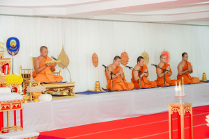 มรภ.เทพสตรี ร่วมพิธีทำบุญตักบาตรและพิธีบำเพ็ญกุศล อุทิศถวายเป็นพระกุศลแด่ สมเด็จพระเจ้าลูกเธอ เจ้าฟ้าพัชรกิติยาภาฯ ในวาระครบ 15 วัน (ปัณรสมวาร)