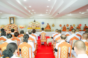 มรภ.เทพสตรี ร่วมพิธีทำบุญตักบาตรและพิธีบำเพ็ญกุศล อุทิศถวายเป็นพระกุศลแด่ สมเด็จพระเจ้าลูกเธอ เจ้าฟ้าพัชรกิติยาภาฯ ในวาระครบ 15 วัน (ปัณรสมวาร)