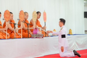มรภ.เทพสตรี ร่วมพิธีทำบุญตักบาตรและพิธีบำเพ็ญกุศล อุทิศถวายเป็นพระกุศลแด่ สมเด็จพระเจ้าลูกเธอ เจ้าฟ้าพัชรกิติยาภาฯ ในวาระครบ 15 วัน (ปัณรสมวาร)