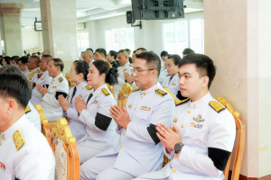 มรภ.เทพสตรี ร่วมพิธีทำบุญตักบาตรและพิธีบำเพ็ญกุศล อุทิศถวายเป็นพระกุศลแด่ สมเด็จพระเจ้าลูกเธอ เจ้าฟ้าพัชรกิติยาภาฯ ในวาระครบ 15 วัน (ปัณรสมวาร)