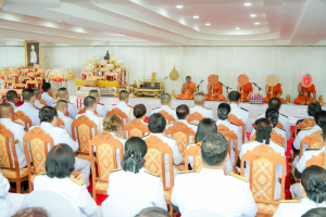 มรภ.เทพสตรี ร่วมพิธีทำบุญตักบาตรและพิธีบำเพ็ญกุศล อุทิศถวายเป็นพระกุศลแด่ สมเด็จพระเจ้าลูกเธอ เจ้าฟ้าพัชรกิติยาภาฯ ในวาระครบ 15 วัน (ปัณรสมวาร)