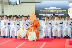 มรภ.เทพสตรี ร่วมพิธีทำบุญตักบาตรและพิธีบำเพ็ญกุศล อุทิศถวายเป็นพระกุศลแด่ สมเด็จพระเจ้าลูกเธอ เจ้าฟ้าพัชรกิติยาภาฯ ในวาระครบ 15 วัน (ปัณรสมวาร)