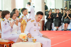 มรภ.เทพสตรี ร่วมพิธีทำบุญตักบาตรและพิธีบำเพ็ญกุศล อุทิศถวายเป็นพระกุศลแด่ สมเด็จพระเจ้าลูกเธอ เจ้าฟ้าพัชรกิติยาภาฯ ในวาระครบ 15 วัน (ปัณรสมวาร)