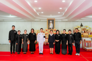 มรภ.เทพสตรี ร่วมพิธีทำบุญตักบาตรและพิธีบำเพ็ญกุศล อุทิศถวายเป็นพระกุศลแด่ สมเด็จพระเจ้าลูกเธอ เจ้าฟ้าพัชรกิติยาภาฯ ในวาระครบ 15 วัน (ปัณรสมวาร)