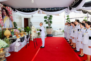 มรภ.เทพสตรี ร่วมเป็นเจ้าภาพสวดพระพิธีธรรมสวดพระอภิธรรมพระบรมศพ สมเด็จพระนางเจ้าสิริกิติ์ พระบรมราชินีนาถ พระบรมราชชนนีพันปีหลวง