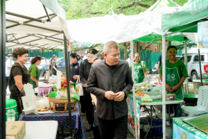 มรภ.เทพสตรี ร่วมเปิด ตลาดนัดเกษตรกรสัญจร ลพบุรี ครั้งที่ 3 หนุนสินค้าเกษตรปลอดภัย กระตุ้นเศรษฐกิจชุมชน