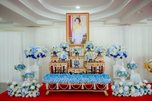 มรภ.เทพสตรี ร่วมพิธีสวดพระพุทธมนต์และเจริญจิตภาวนาอุทิศถวายพระราชกุศลแด่ สมเด็จพระบรมราชชนนีพันปีหลวง และอุทิศถวายพระกุศลแด่ สมเด็จพระเจ้าลูกเธอ เจ้าฟ้าพัชรกิติยาภาฯ
