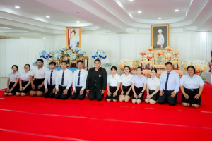 มรภ.เทพสตรี ร่วมพิธีสวดพระพุทธมนต์และเจริญจิตภาวนาอุทิศถวายพระราชกุศลแด่ สมเด็จพระบรมราชชนนีพันปีหลวง และอุทิศถวายพระกุศลแด่ สมเด็จพระเจ้าลูกเธอ เจ้าฟ้าพัชรกิติยาภาฯ