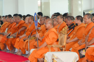 มรภ.เทพสตรี ร่วมพิธีสวดพระพุทธมนต์และเจริญจิตภาวนาอุทิศถวายพระราชกุศลแด่ สมเด็จพระบรมราชชนนีพันปีหลวง และอุทิศถวายพระกุศลแด่ สมเด็จพระเจ้าลูกเธอ เจ้าฟ้าพัชรกิติยาภาฯ