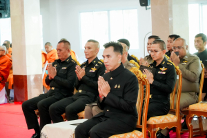 มรภ.เทพสตรี ร่วมพิธีสวดพระพุทธมนต์และเจริญจิตภาวนาอุทิศถวายพระราชกุศลแด่ สมเด็จพระบรมราชชนนีพันปีหลวง และอุทิศถวายพระกุศลแด่ สมเด็จพระเจ้าลูกเธอ เจ้าฟ้าพัชรกิติยาภาฯ
