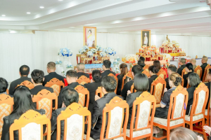 มรภ.เทพสตรี ร่วมพิธีสวดพระพุทธมนต์และเจริญจิตภาวนาอุทิศถวายพระราชกุศลแด่ สมเด็จพระบรมราชชนนีพันปีหลวง และอุทิศถวายพระกุศลแด่ สมเด็จพระเจ้าลูกเธอ เจ้าฟ้าพัชรกิติยาภาฯ