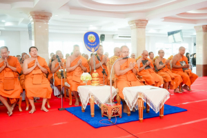 มรภ.เทพสตรี ร่วมพิธีสวดพระพุทธมนต์และเจริญจิตภาวนาอุทิศถวายพระราชกุศลแด่ สมเด็จพระบรมราชชนนีพันปีหลวง และอุทิศถวายพระกุศลแด่ สมเด็จพระเจ้าลูกเธอ เจ้าฟ้าพัชรกิติยาภาฯ