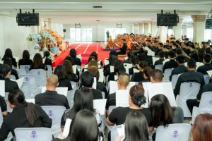 มรภ.เทพสตรี ร่วมพิธีสวดพระพุทธมนต์และเจริญจิตภาวนาอุทิศถวายพระราชกุศลแด่ สมเด็จพระบรมราชชนนีพันปีหลวง และอุทิศถวายพระกุศลแด่ สมเด็จพระเจ้าลูกเธอ เจ้าฟ้าพัชรกิติยาภาฯ