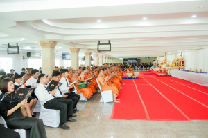มรภ.เทพสตรี ร่วมพิธีสวดพระพุทธมนต์และเจริญจิตภาวนาอุทิศถวายพระราชกุศลแด่ สมเด็จพระบรมราชชนนีพันปีหลวง และอุทิศถวายพระกุศลแด่ สมเด็จพระเจ้าลูกเธอ เจ้าฟ้าพัชรกิติยาภาฯ