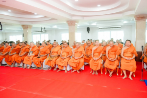 มรภ.เทพสตรี ร่วมพิธีสวดพระพุทธมนต์และเจริญจิตภาวนาอุทิศถวายพระราชกุศลแด่ สมเด็จพระบรมราชชนนีพันปีหลวง และอุทิศถวายพระกุศลแด่ สมเด็จพระเจ้าลูกเธอ เจ้าฟ้าพัชรกิติยาภาฯ