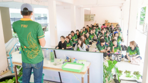 อธิการบดี นำทีมผู้บริหาร มรภ.เทพสตรี ลงพื้นที่ให้กำลังใจนักศึกษาใหม่ ร่วมสืบสานศาสตร์พระราชา สู่การประยุกต์ใช้ในชีวิตจริง