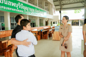 มรภ.เทพสตรี ส่งต่อความห่วงใย จัดกิจกรรม เทพสตรีปันน้ำใจมอบน้ำดื่มเพื่อสังคม แก่โรงเรียนลพบุรีปัญญานุกูล และสถานสงเคราะห์คนชราบ้านลพบุรี