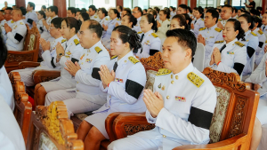 มรภ.เทพสตรี ร่วมพิธีเจริญพระพุทธมนต์ ถวายเป็นพระราชกุศล แด่ สมเด็จเจ้าฟ้าฯ กรมพระศรีสวางควัฒน วรขัตติยราชนารี