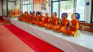 มรภ.เทพสตรี ร่วมพิธีเจริญพระพุทธมนต์ ถวายเป็นพระราชกุศล แด่ สมเด็จเจ้าฟ้าฯ กรมพระศรีสวางควัฒน วรขัตติยราชนารี