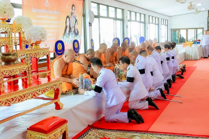 มรภ.เทพสตรี ร่วมพิธีเจริญพระพุทธมนต์ ถวายเป็นพระราชกุศล แด่ สมเด็จเจ้าฟ้าฯ กรมพระศรีสวางควัฒน วรขัตติยราชนารี
