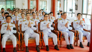 มรภ.เทพสตรี ร่วมพิธีเจริญพระพุทธมนต์ ถวายเป็นพระราชกุศล แด่ สมเด็จเจ้าฟ้าฯ กรมพระศรีสวางควัฒน วรขัตติยราชนารี