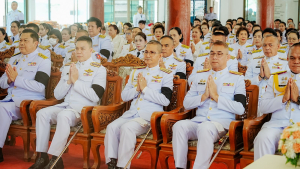 มรภ.เทพสตรี ร่วมพิธีเจริญพระพุทธมนต์ ถวายเป็นพระราชกุศล แด่ สมเด็จเจ้าฟ้าฯ กรมพระศรีสวางควัฒน วรขัตติยราชนารี