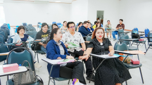 ศูนย์ภาษา สบจ. มรภ.เทพสตรี จัดอบรมพัฒนาทักษะภาษาอังกฤษเพื่อการสื่อสารและบริการประชาชน