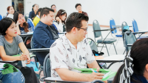 ศูนย์ภาษา สบจ. มรภ.เทพสตรี จัดอบรมพัฒนาทักษะภาษาอังกฤษเพื่อการสื่อสารและบริการประชาชน