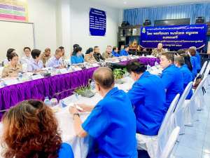 มรภ.เทพสตรี ร่วมต้อนรับองคมนตรีในโอกาสตรวจเยี่ยมและติดตามผลการดำเนินงานของโรงเรียนราชประชานุเคราะห์ 33 จังหวัดลพบุรี