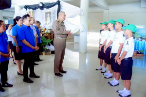 มรภ.เทพสตรี ร่วมต้อนรับองคมนตรีในโอกาสตรวจเยี่ยมและติดตามผลการดำเนินงานของโรงเรียนราชประชานุเคราะห์ 33 จังหวัดลพบุรี