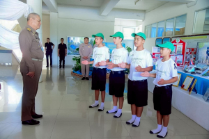 มรภ.เทพสตรี ร่วมต้อนรับองคมนตรีในโอกาสตรวจเยี่ยมและติดตามผลการดำเนินงานของโรงเรียนราชประชานุเคราะห์ 33 จังหวัดลพบุรี