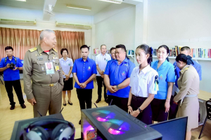 มรภ.เทพสตรี ร่วมต้อนรับองคมนตรีในโอกาสตรวจเยี่ยมและติดตามผลการดำเนินงานของโรงเรียนราชประชานุเคราะห์ 33 จังหวัดลพบุรี