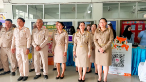มรภ.เทพสตรี ร่วมต้อนรับองคมนตรีในโอกาสตรวจเยี่ยมและติดตามผลการดำเนินงานของโรงเรียนราชประชานุเคราะห์ 33 จังหวัดลพบุรี