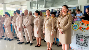 มรภ.เทพสตรี ร่วมต้อนรับองคมนตรีในโอกาสตรวจเยี่ยมและติดตามผลการดำเนินงานของโรงเรียนราชประชานุเคราะห์ 33 จังหวัดลพบุรี
