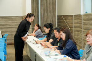 สนง.ประกันสังคม จ.ลพบุรี จัดกิจกรรมประชาสัมพันธ์การลงทะเบียนใช้สิทธิเลือกตั้งผู้แทนนายจ้างและผู้แทนฝ่ายประกันตนเป็นคณะกรรมการประกันสังคม