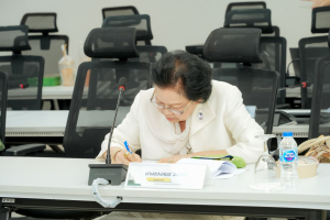 การประชุม คกก.สรรหาอธิการบดีมหาวิทยาลัยราชภัฏเทพสตรี ครั้งที่ 5