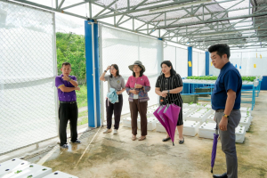 มรภ.เทพสตรี ลงพื้นที่ตรวจเยี่ยมและติดตามการดำเนินงานพัฒนาการเกษตร ณ อุทยานวิทยาศาสตร์สมเด็จพระนารายณ์