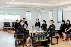สำนักวิทยบริการฯ มรภ.เทพสตรี ต้อนรับคณะศึกษาดูงานจากศูนย์การบินทหารบก แลกเปลี่ยนเรียนรู้ Green Library และ Green Office