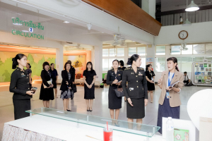 สำนักวิทยบริการฯ มรภ.เทพสตรี ต้อนรับคณะศึกษาดูงานจากศูนย์การบินทหารบก แลกเปลี่ยนเรียนรู้ Green Library และ Green Office